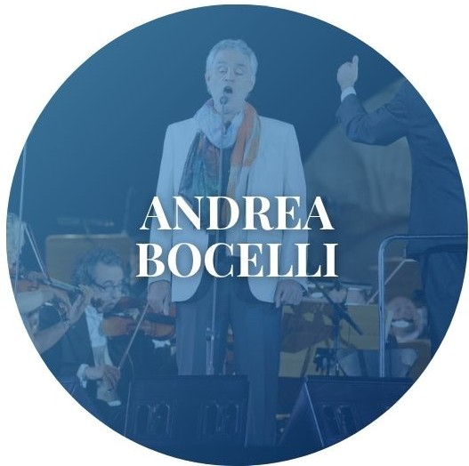 Andrea Bocelli a Lajatico